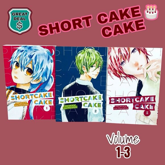 Shortcake Cake Vol 1 - 3 by Sii Morishita English Manga. NEW! - Picture 1 of 8